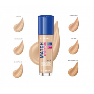 Fond de ten, rimmel london match perfection, spf 20, 30 ml thumb 1 - 1001cosmetice.ro