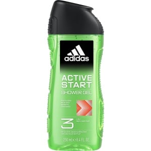 Gel de dus 3 in 1 corp, par, fata Active Start, Adidas, 250 ml