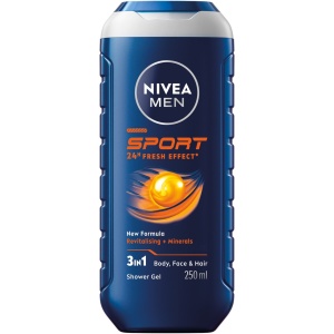 Nivea volume plumping spuma densa pentru volumul parului | Gel de dus 3 in 1, sport, nivea men, 250 ml | 1001cosmetice.ro