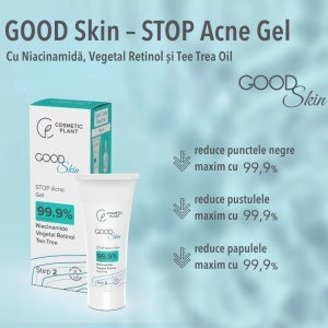 [Gel stop acne cu niacinamida, retinol si tea tree oil good skin cosmetic plant, 30 ml - 1001cosmetice.ro] [5]