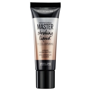 Față, maybelline | Highlighter master strobing liquid, medium/nude, maybelline, 25 ml | 1001cosmetice.ro