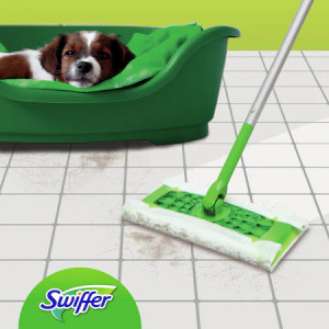 Kit de curatare dry + wet cu mop, 8 lavete uscate si 3 lavete umede, swiffer thumb 5 - 1001cosmetice.ro