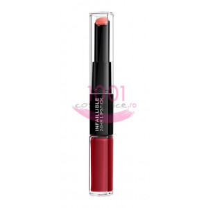 Loreal infaillible 2 step 24h ruj ultrarezistent 700 boundless burgundy thumb 1 - 1001cosmetice.ro