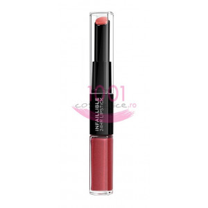Loreal infaillible 2 step 24h ruj ultrarezistent relentless rouge 507 thumb 1 - 1001cosmetice.ro
