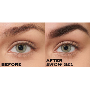 Makeup revolution brow gel pentru sprancene dark brown thumb 3 - 1001cosmetice.ro