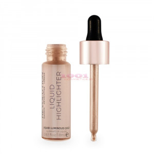 Makeup revolution liquid highliter iluminator luminous gold thumb 1 - 1001cosmetice.ro