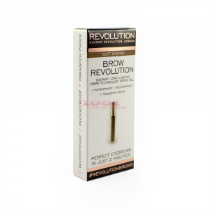 Makeup revolution london brow revolution gel pentru sprancene soft brown thumb 3 - 1001cosmetice.ro