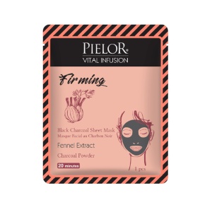 Masca faciala pentru fermitate, cu carbune negru si chimen, Vital Infusion, Pielor, 25 ml