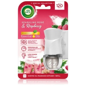 Air wick | Odorizant electric + rezerva sparkling rose & raspberry, air wick, 19 ml | 1001cosmetice.ro