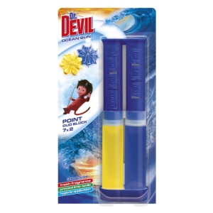 Baie, tomil | Odorizant gel wc 6+1 duo ocean sun dr devil, 65 ml | 1001cosmetice.ro