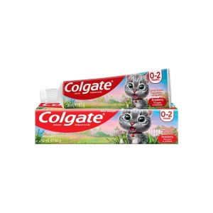 Pasta de dinti cu aroma de capsuni, pentru copii 0-2 ani, Colgate, 50 ml