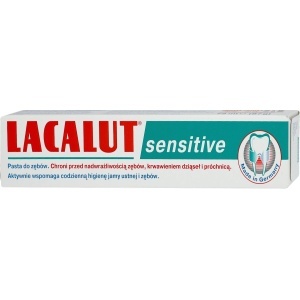Pasta de dinti, Sensitive, Lacalut, 75 ml