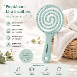 [Perie de par rotunda baby blu 6458 lionesse - 1001cosmetice.ro] [3]