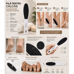 [Pila abraziva pentru picioare, lionesse, 456 - 1001cosmetice.ro] [2]