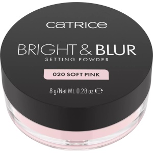 Pudra | Pudra pentru fixare bright & blur powder soft pink 020 catrice, 8g | 1001cosmetice.ro