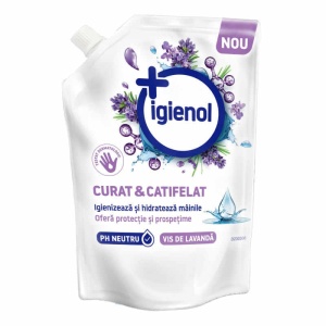 Sapun, igienol | Rezerva sapun lichid vis de lavanda, igienol, 500 ml | 1001cosmetice.ro