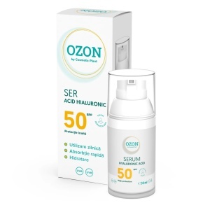 Produse plaja | Ser cu acid hialuronic spf 50 gama ozon cosmetic plant 30 ml | 1001cosmetice.ro