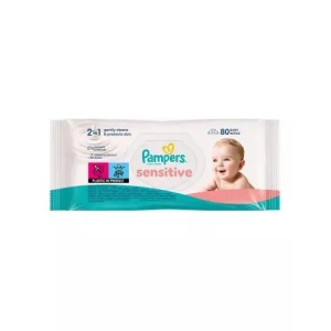 Servetele copii, pampers | Servetele umede pentru copii, pampers sensitive, pachet 52 bucati | 1001cosmetice.ro