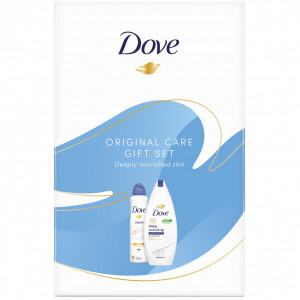 Set cadou Original Care Deeply nourished skin gel de dus 250 ml + antiperspirant 150 ml, Dove