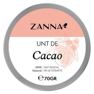 Crema corp, adams | Unt de cacao uz cosmetic, zanna, 70g | 1001cosmetice.ro