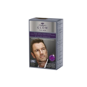 Vopsea de par pentru barbati, Kallos Glow, 70 Blond Mediu, 60 ml