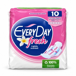 Absorbante Ultra Plus Maxi Night, Fresh, Every Day, 10 bucati