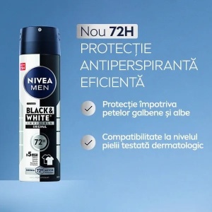 [Antiperspirant deo spray 48h, invisible black & white, nivea men - 1001cosmetice.ro] [2]