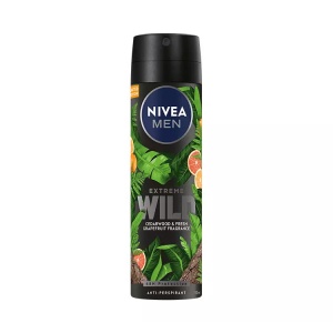 Parfumuri barbati, nivea | Antiperspirant deo spray extreme wild, cu cedarwood & fresh grapefruit nivea men ,150 ml | 1001cosmetice.ro