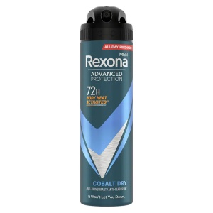 Spray &amp; stick barbati, rexona | Antiperspirant deodorant spray 72h cobalt dry, rexona men, 150 ml | 1001cosmetice.ro