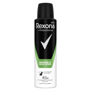 Antiperspirant deodorant spray, Invisible Fresh Power, Rexona Men, 150 ml