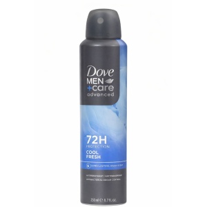 Antiperspirant spray, Cool Fresh 72h, Dove Men, 250 ml