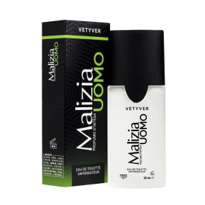 Parfumuri barbati, malizia | Apa de toaleta pentru barbati uomo vetyver mailizia, 50 ml | 1001cosmetice.ro