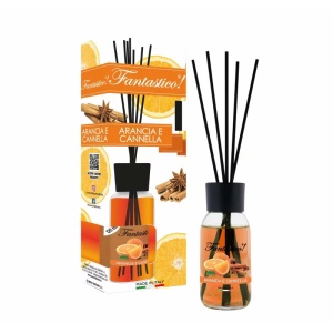 Odorizante camera | Bețișoare parfumate fantastico!, portocală și scorțișoară, camomilla torino, 50 ml | 1001cosmetice.ro