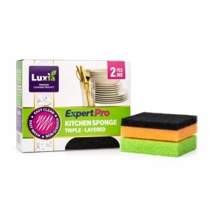 Produse cosmetice online - 1001cosmetice.ro | Burete de vase, expert pro, luxia, set 2 bucati | 1001cosmetice.ro