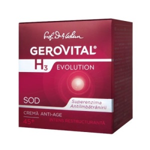 Creme fata | Cremă anti-age intens restructuranta h3 evolution gerovital 50 ml | 1001cosmetice.ro