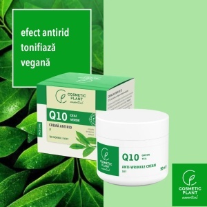[Crema antirid de zi q10 + ceai verde si complex mineral energizant cosmetic plant, 50 ml - 1001cosmetice.ro] [2]