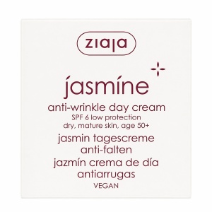 Crema de zi antirid pentru ten uscat, matur, 50+, SPF 6, Jasmine Oil, Ziaja, 50 ml