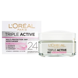 [Crema de zi pentru ten uscat sau sensibil, triple active loreal, 50 ml - 1001cosmetice.ro] [2]