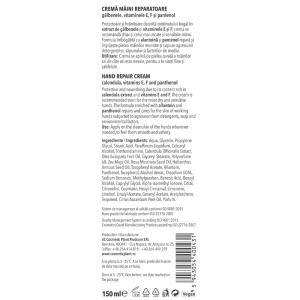 [Crema maini reparatoare cu extract de galbenele si vitaminele e, f, şi pantenol cosmetic plant, 150 ml - 1001cosmetice.ro] [2]