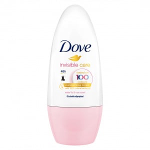 Deodorant antiperspirant roll on cu Water Lily & Rose Scent, Invisible Care, Dove, 50 ml