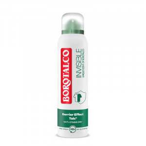 Deodorant antiperspirant spray cu miros de proaspat de borotalco, Borotalco Invisible, 150 ml
