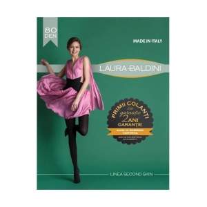 Dresuri Second Skin 3D, 80 DEN, culoarea GRI, Laura Baldini