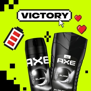 [Gel de dus 3 in 1, black, axe, 400 ml - 1001cosmetice.ro] [2]