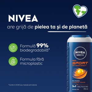[Gel de dus 3 in 1, sport, nivea men, 250 ml - 1001cosmetice.ro] [4]