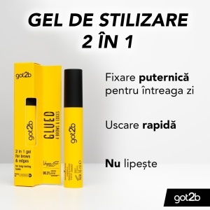 [Gel de par mascara glued rezistent la apa pentru fixarea sprâncenelor si firelor rebele, got2be, 16 ml - 1001cosmetice.ro] [7]