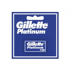 Gillette platinum lame pentru aparat de ras clasic 5 bucati set thumb 1 - 1001cosmetice.ro