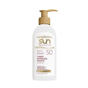 Produse plaja | Lapte protectie solara spf 50, gerovital sun, 200 ml | 1001cosmetice.ro