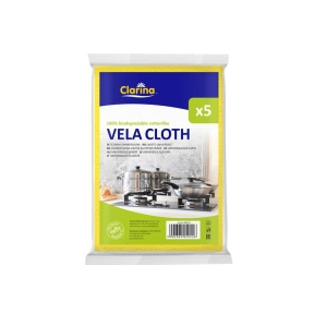 Bucatarie | Lavete universale, set 5 bucăți, biodegradabile, clarina 5922 | 1001cosmetice.ro