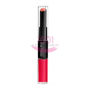 LOREAL INFAILLIBLE 2 STEP 24H RUJ ULTRAREZISTENT 701 CAPTIVATED BY CERISE