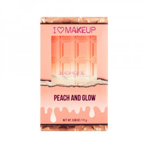 Makeup revolution i heart revolution peach and glow blush si highliter thumb 3 - 1001cosmetice.ro